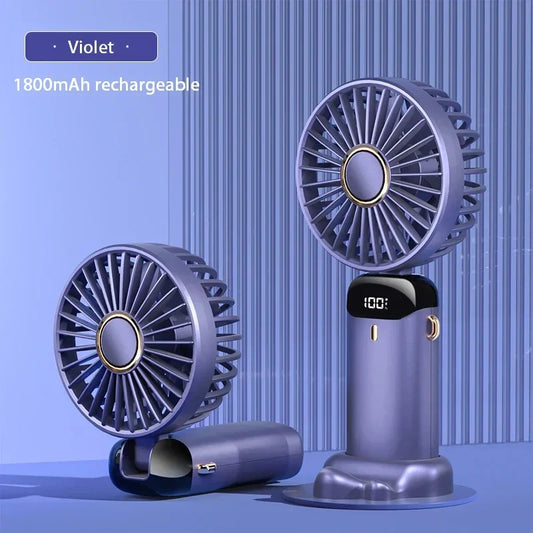 Mini ventilateur 3-en-1 Petit format, gros coup de frais ! ❄️
