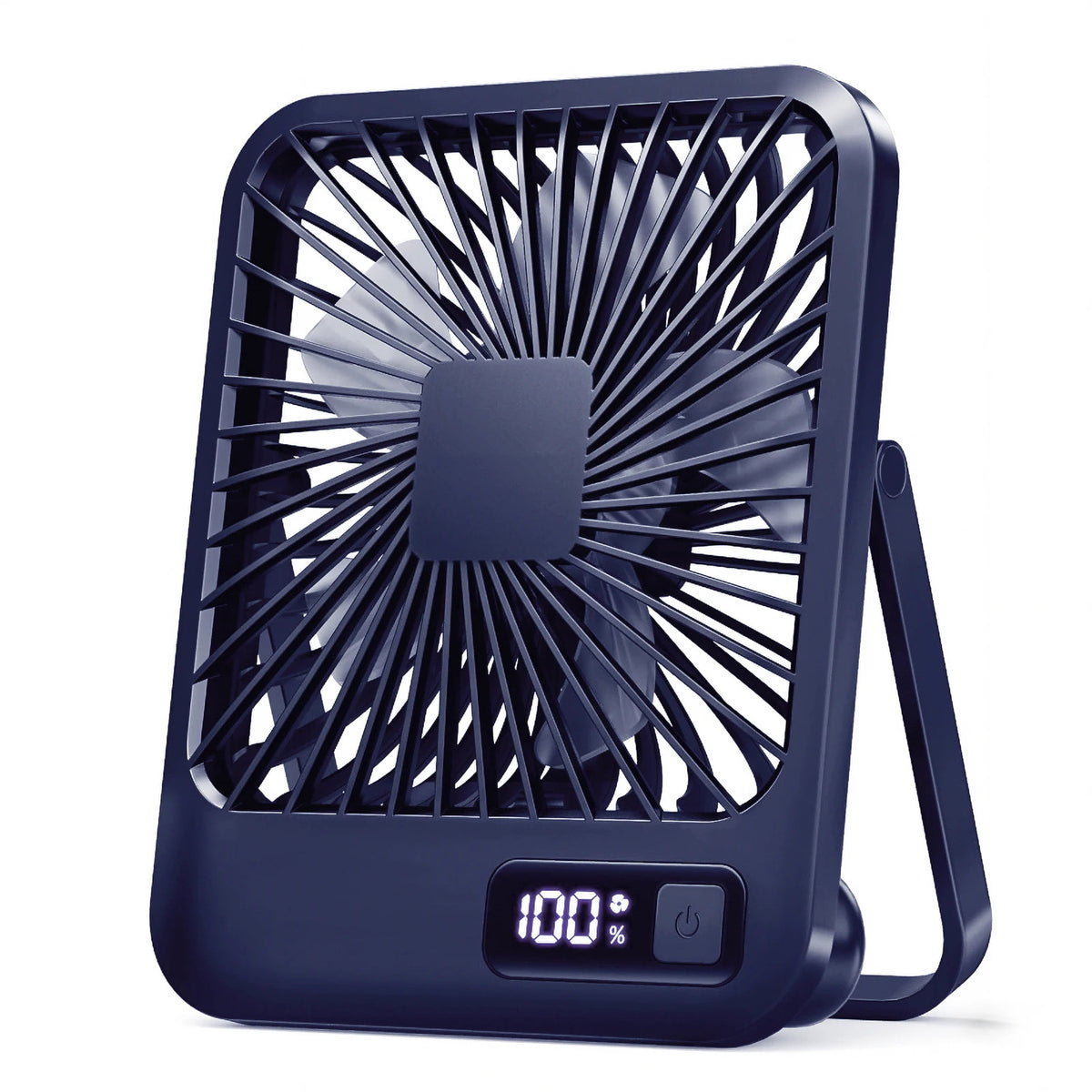 🌬️ **5-Speed Rechargeable Mini Fan – Foldable, Silent, and Always Ready to Cool You Down!**