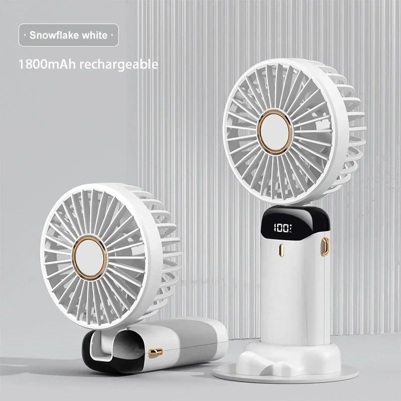 Mini ventilateur 3-en-1 Petit format, gros coup de frais ! ❄️
