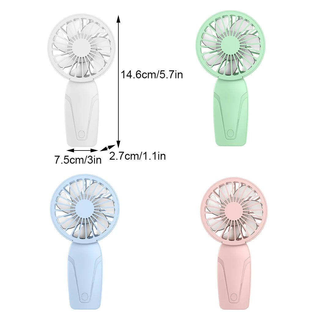 🌬️ Mini Ventilateur de Poche Rechargeable – Petit,, Mignon et Toujours Prêt à Vous Rafraîchir ! ☀️