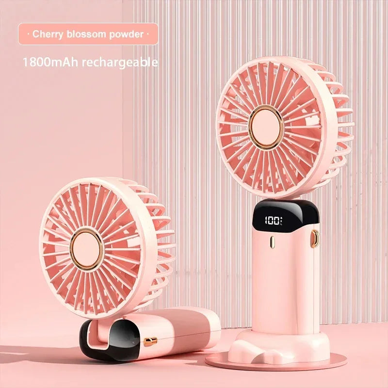 Mini ventilateur 3-en-1 Petit format, gros coup de frais ! ❄️
