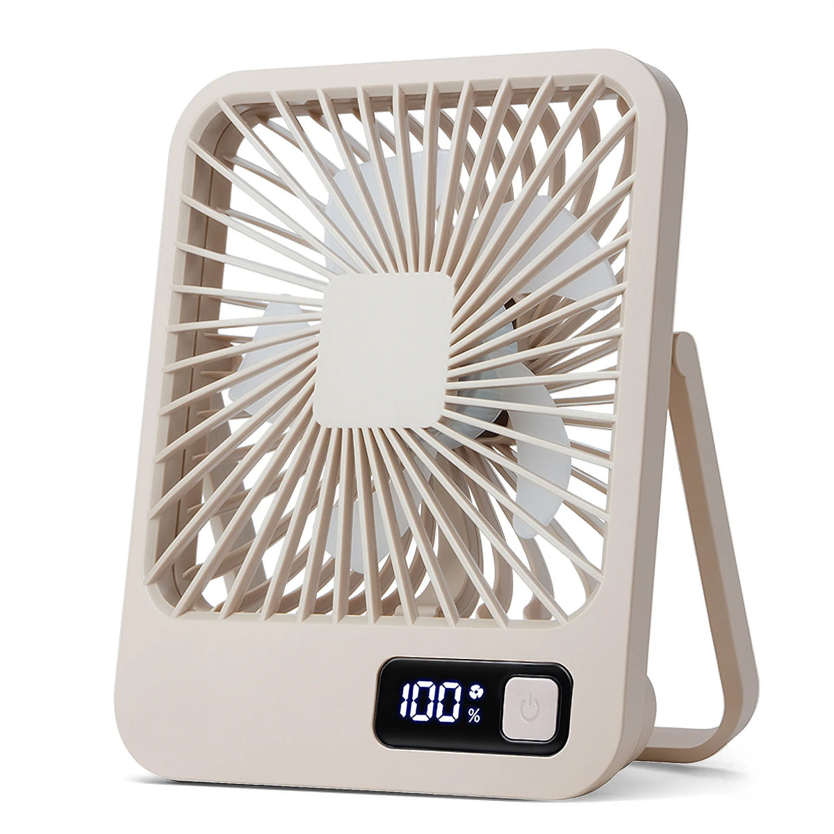 🌬️ **5-Speed Rechargeable Mini Fan – Foldable, Silent, and Always Ready to Cool You Down!**