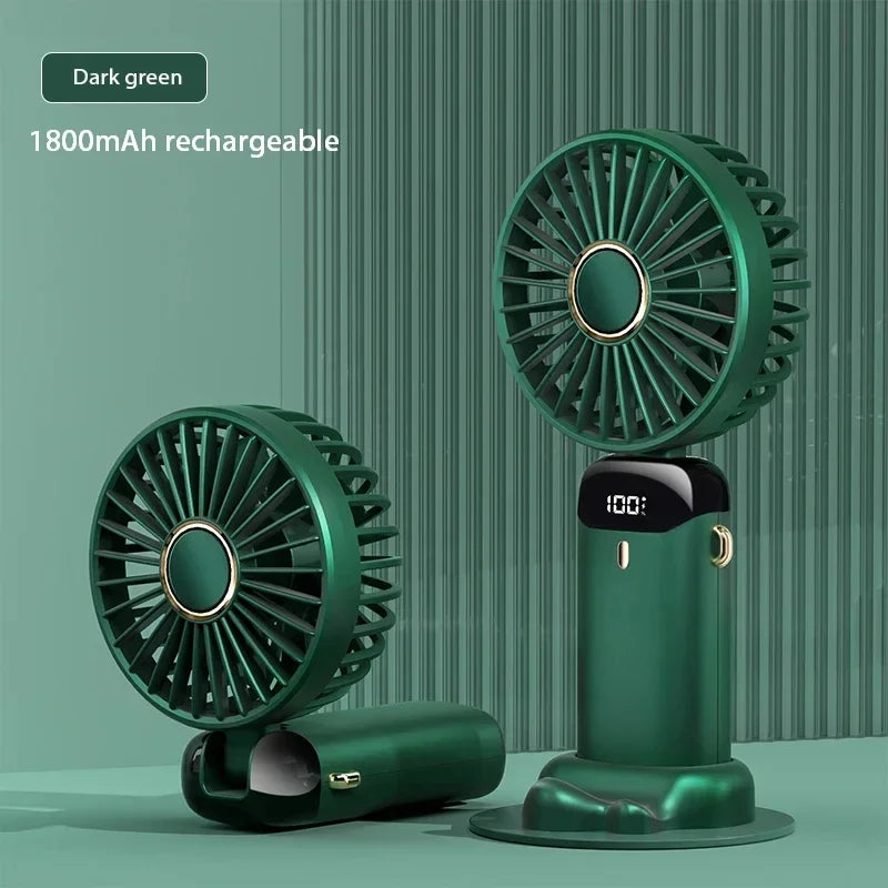 Mini ventilateur 3-en-1 Petit format, gros coup de frais ! ❄️