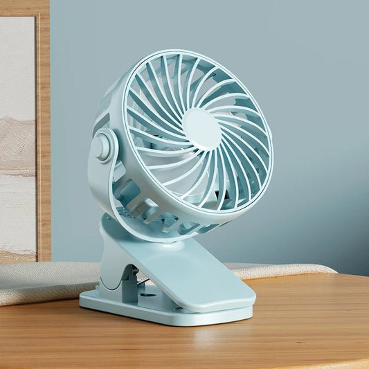 ❄️ Rechargeable Clip-on Fan – Powerful Cooling, Wherever You Go! ❄️